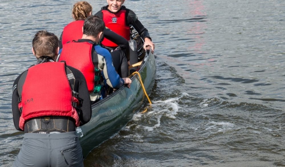 Students boat
